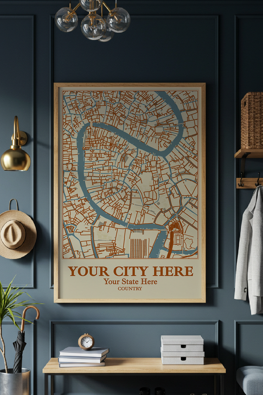 36+	Home Decoration Design Poster	Combinations: Personalizable Framed Maps - Rochag