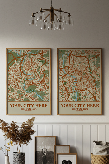 36+	Home Decor Ideas Living Room Farmhouse Combinations: Personalizable Framed Maps