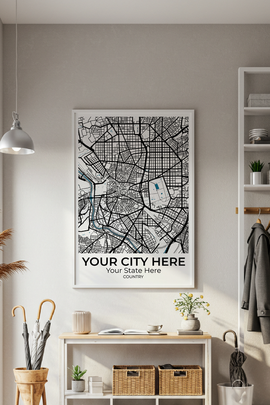 36+	Minimalist Decor Art Possibilities: Custom Wall Decor Maps - Rochag