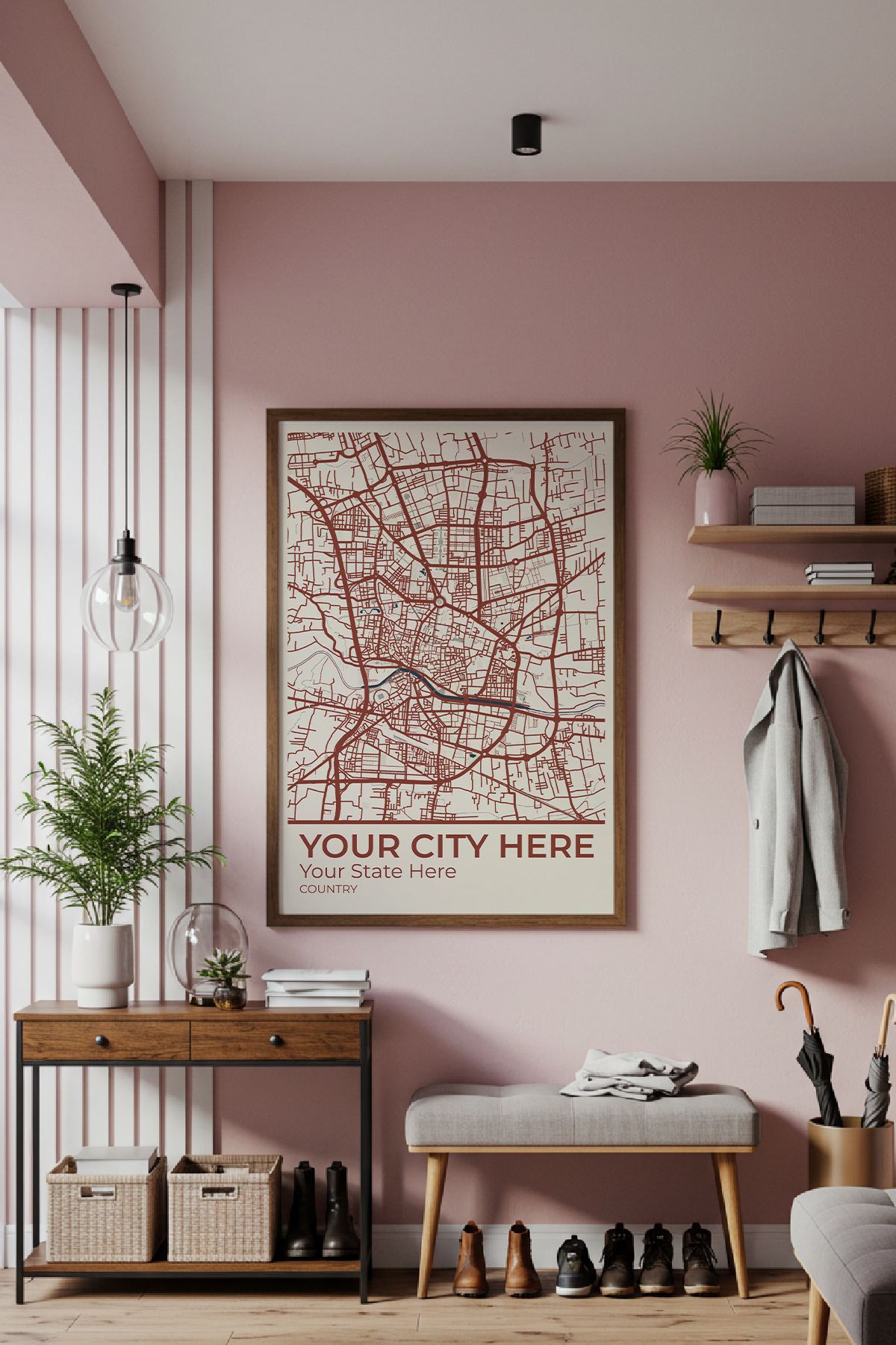 36+	Modern Home Decor Apartment Possibilities: Custom Wall Decor Maps - Rochag