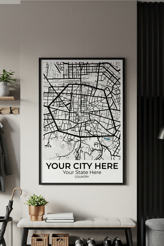 36+	Unique House Decoration	Combinations: Personalizable Framed Maps - Rochag