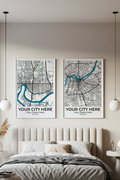 38+	Contemporary Wall Art For Bedroom	Possibilities: Custom Wall Decor Maps - Rochag