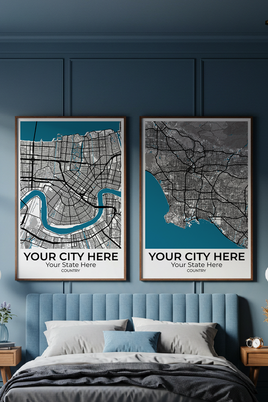 38+	Wall Art Aesthetic Bedroom Possibilities: Custom Wall Decor Maps