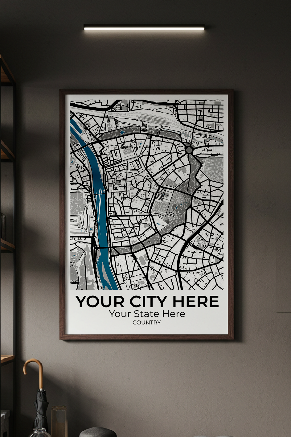 38+	Contemporary House Aesthetic	Configurations: Personalizable Maps Artworks - Rochag