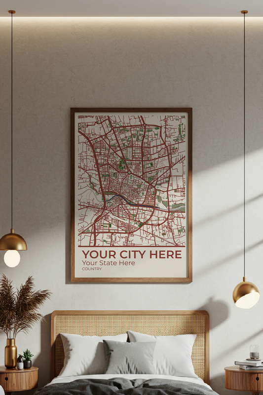 38+	Dorm Room Designs Aesthetic Alternatives: Customizable Wall Art Maps