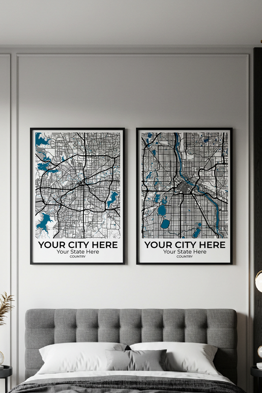 40+	Bedroom Decor Ideas For Couples Alternatives: Customizable Wall Art Maps - Rochag