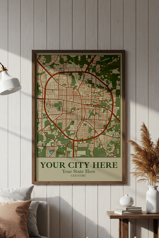 40+	Living Room Decor Apartment Combinations: Personalizable Framed Maps - Rochag