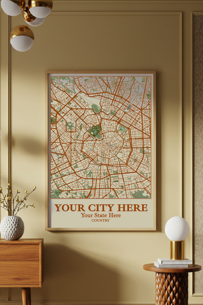 40+	Decor For Light Yellow Walls Combinations: Personalizable Framed Maps