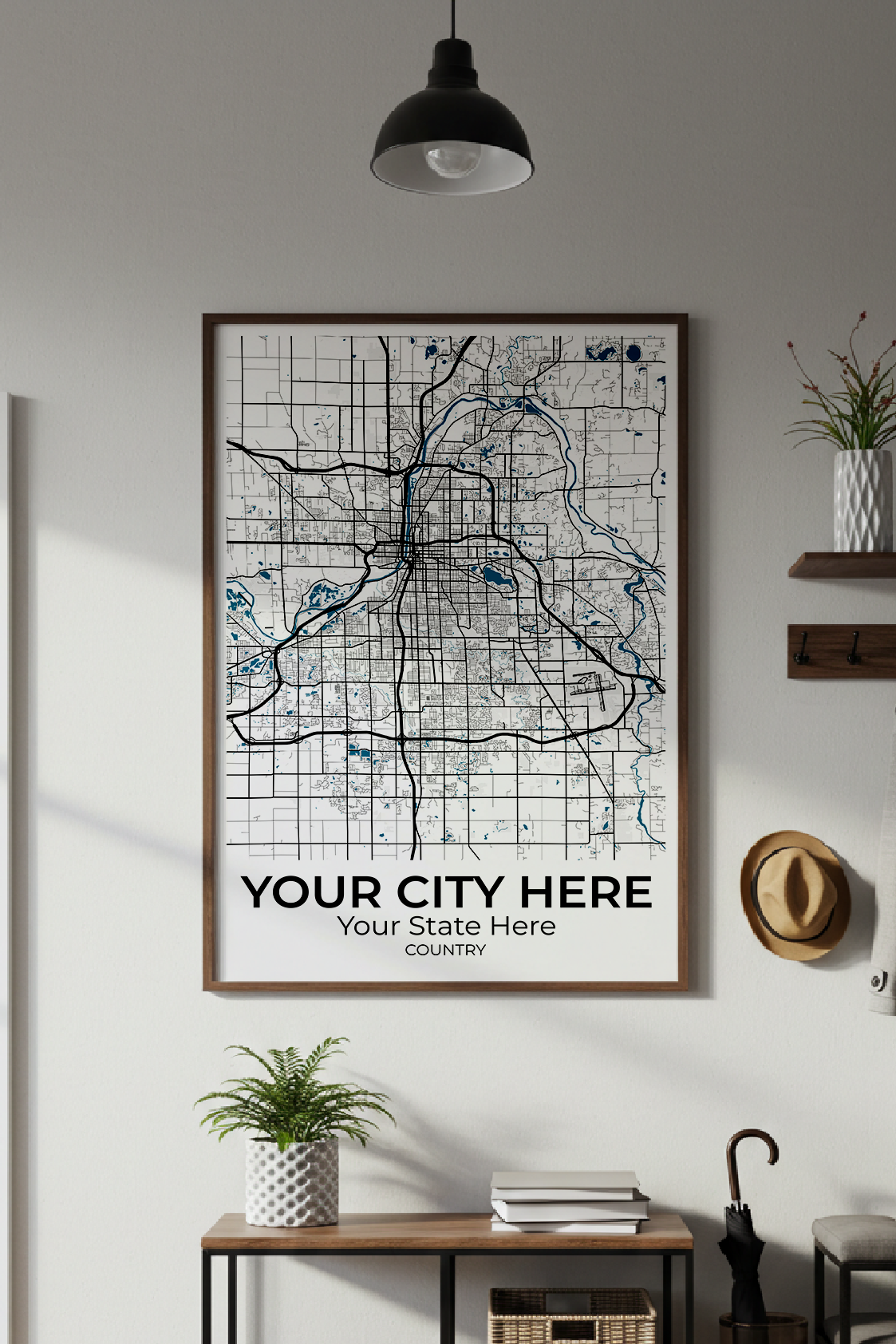 40+	House Decoration Room Options: Custom Wall Art Maps - Rochag