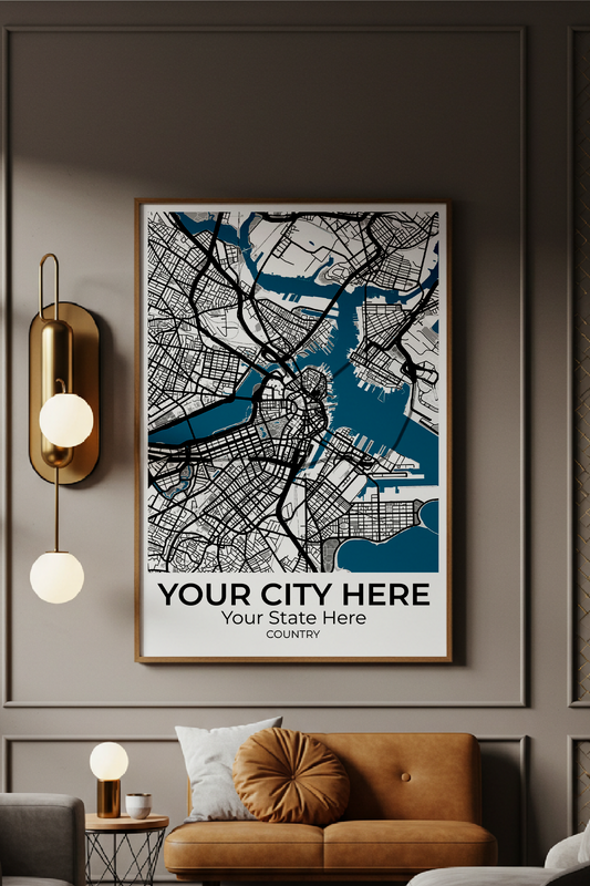 40+	Minimalist Home Decorating Options: Custom Wall Art Maps