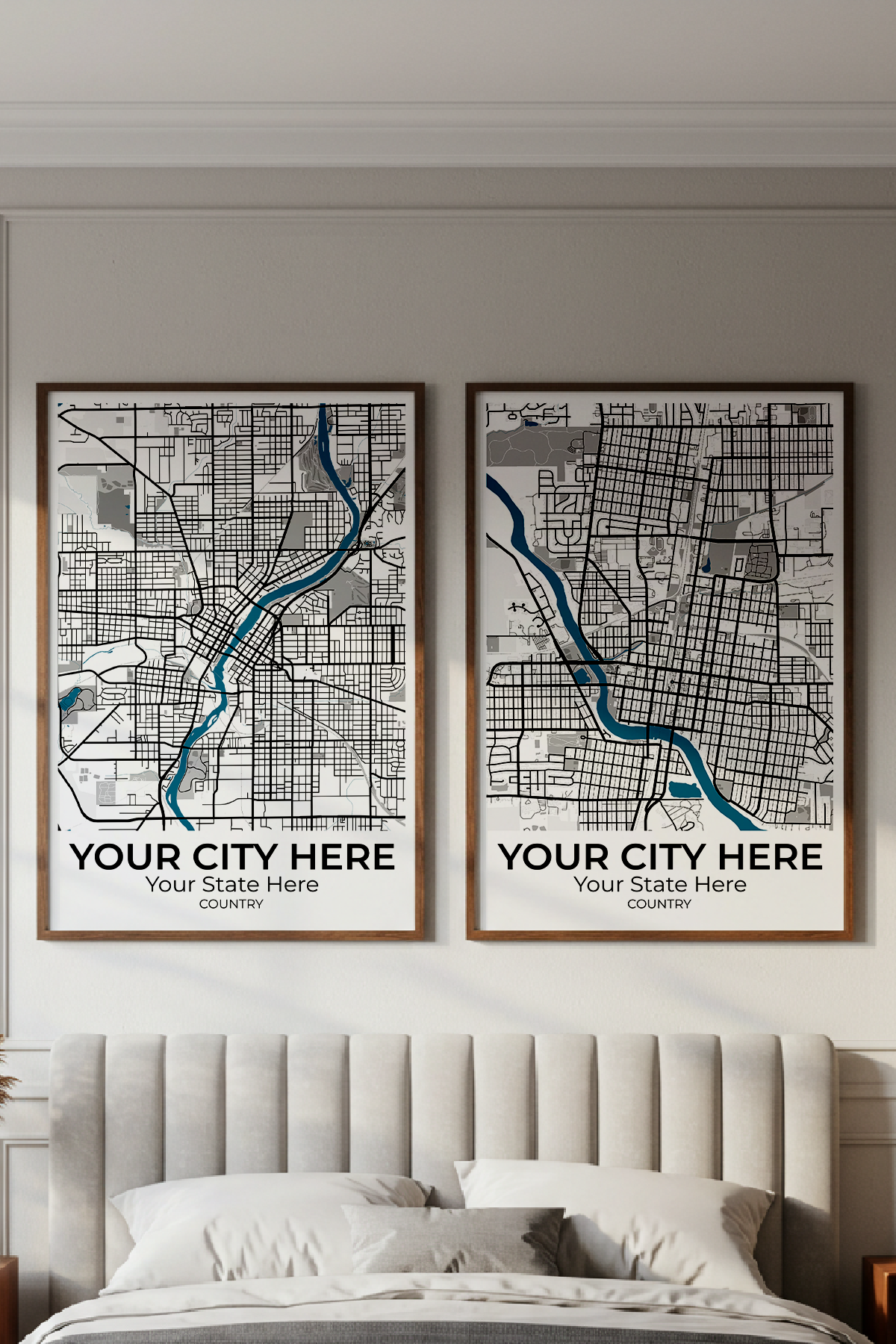 42+	Bedroom Decor Apartment	Ideas: Customizable Wall Decor Maps