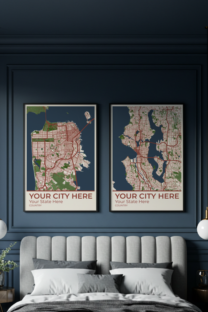 42+	Contemporary Wall Art Decor	Possibilities: Custom Wall Decor Maps - Rochag