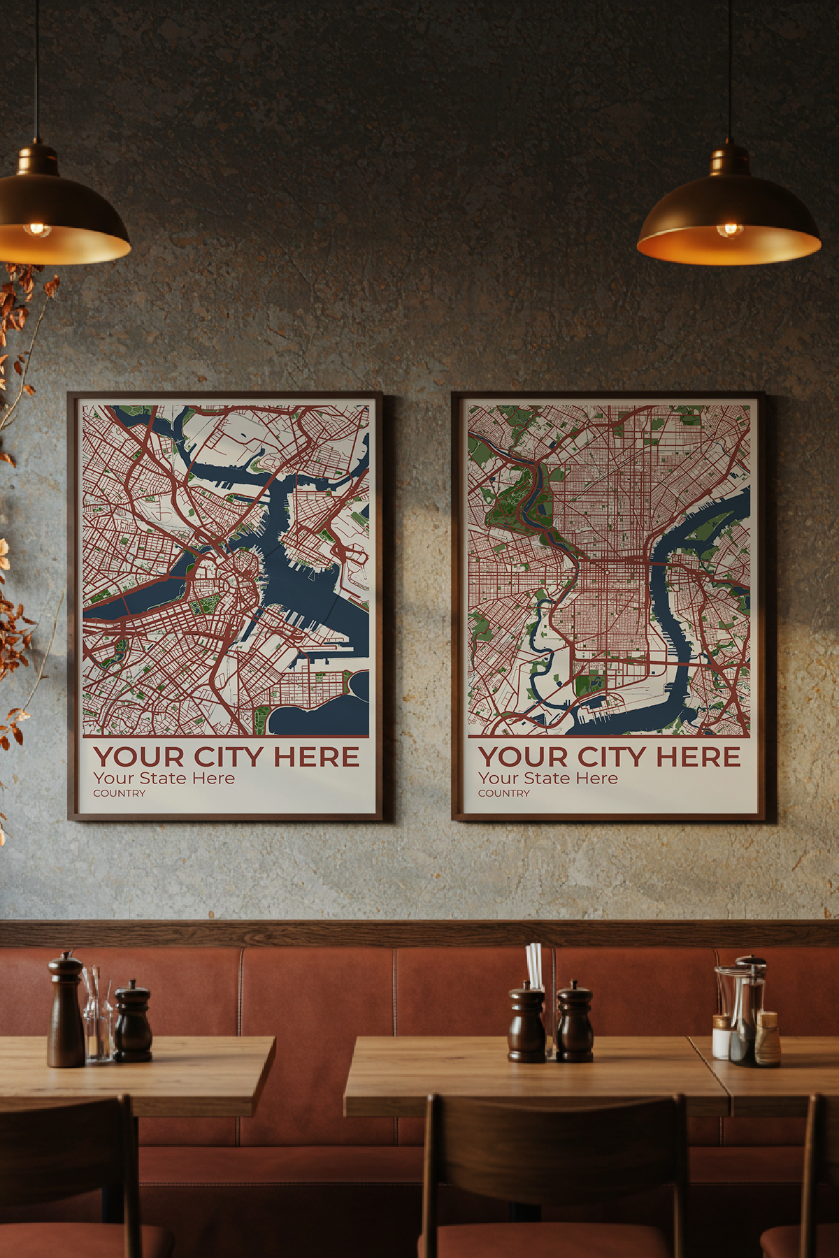 42+	Modern Wall Art Design Ideas: Customizable Wall Decor Maps