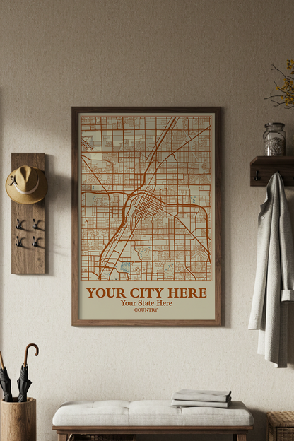 42+	Entrance Decor Boho Alternatives: Customizable Wall Art Maps - Rochag