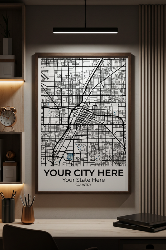 42+	Room Walls Configurations: Personalizable Maps Artworks - Rochag