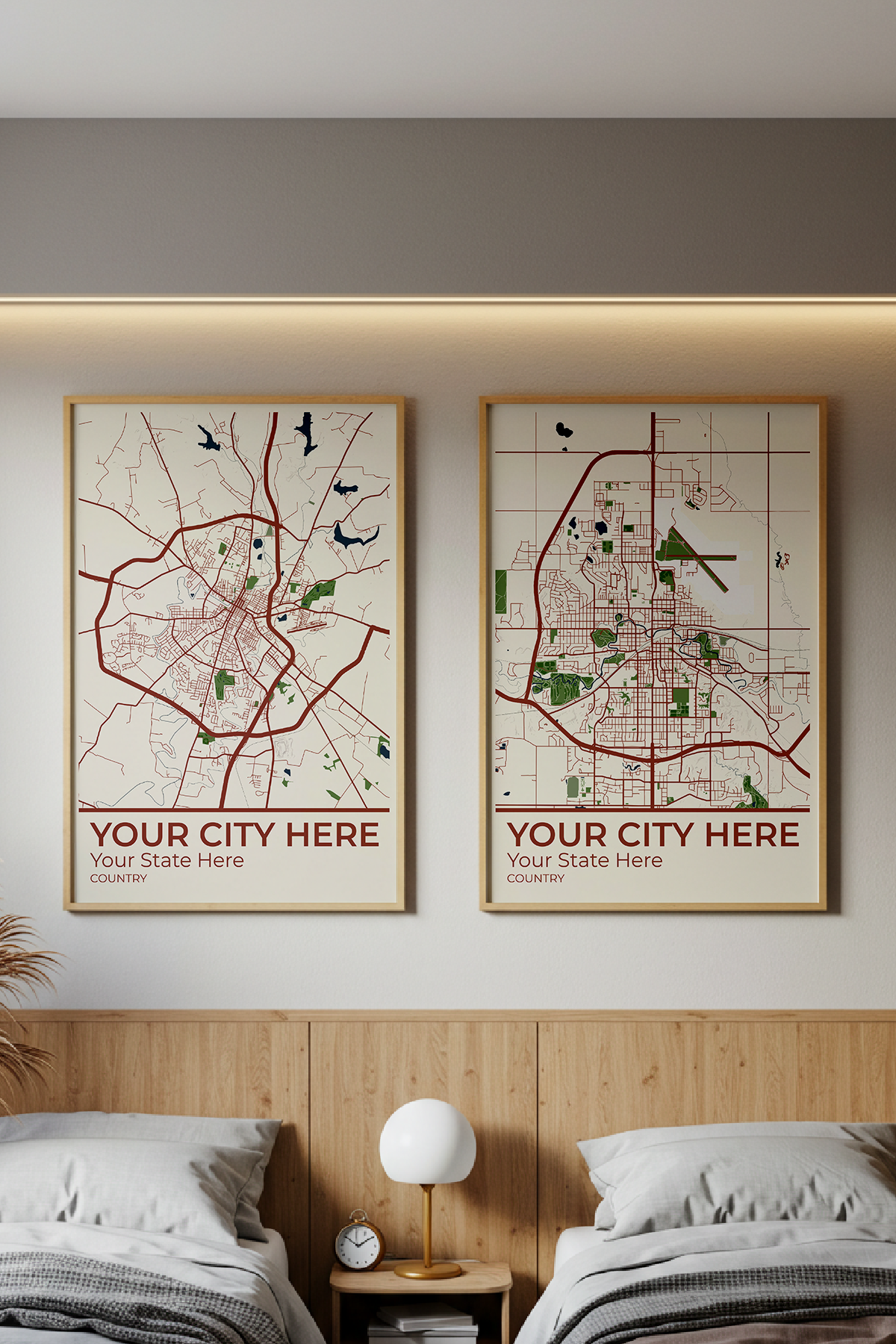 44+	Dormitory Room For Two	Combinations: Personalizable Framed Maps - Rochag