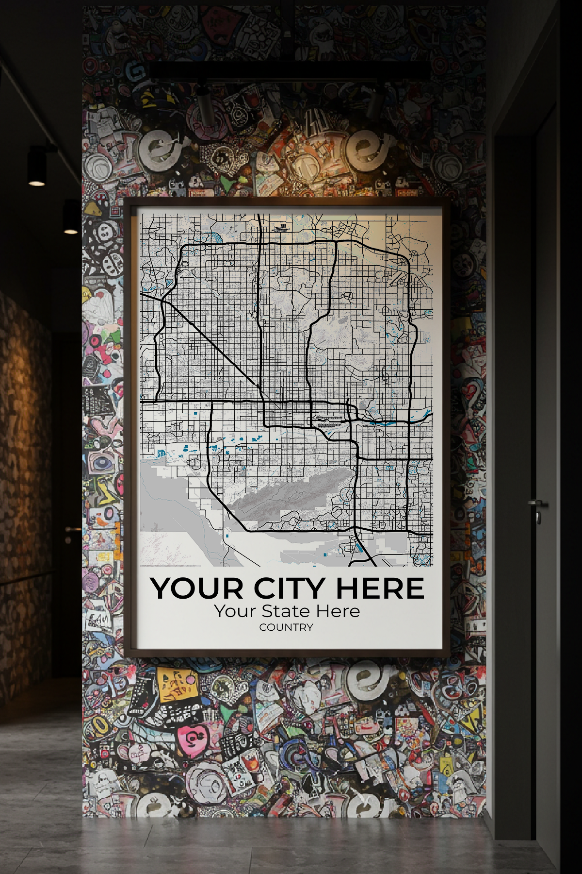 44+	Entrance Foyer Wall Design	Alternatives: Customizable Wall Art Maps