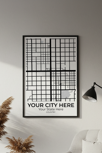 44+	Minimalist Custom Wall Art Home Decor Combinations: Personalizable Framed Maps