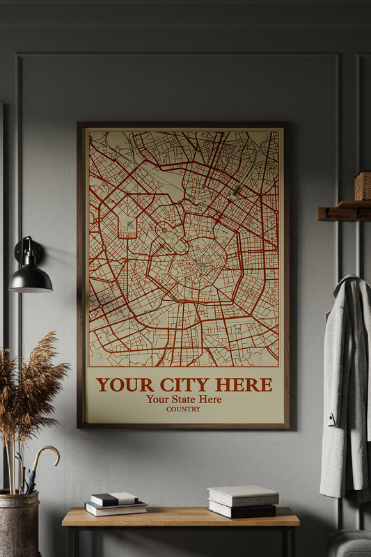 44+	Ways On How To Design Your Home Interior Combinations: Personalizable Framed Maps - Rochag