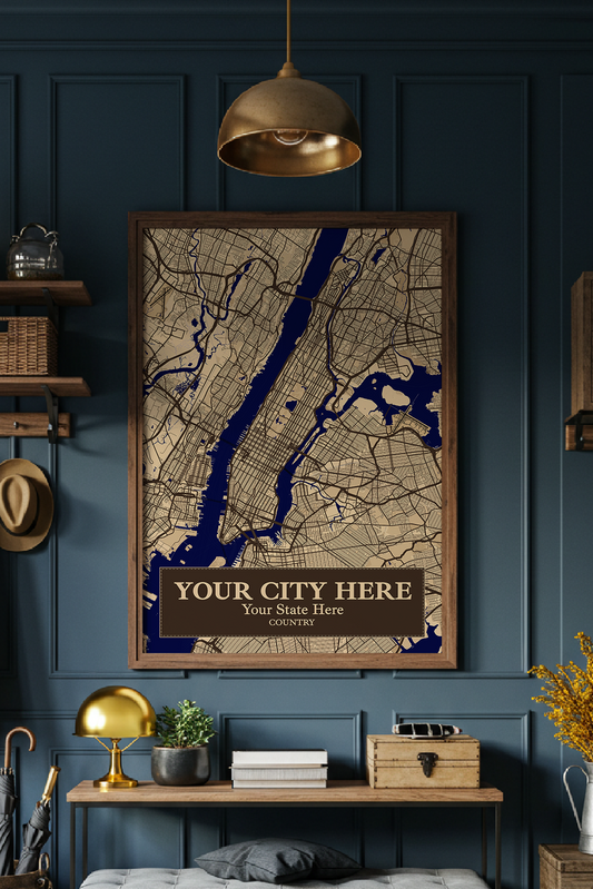 44+	Home Decoration Ideas Cozy Combinations: Personalizable Framed Maps - Rochag