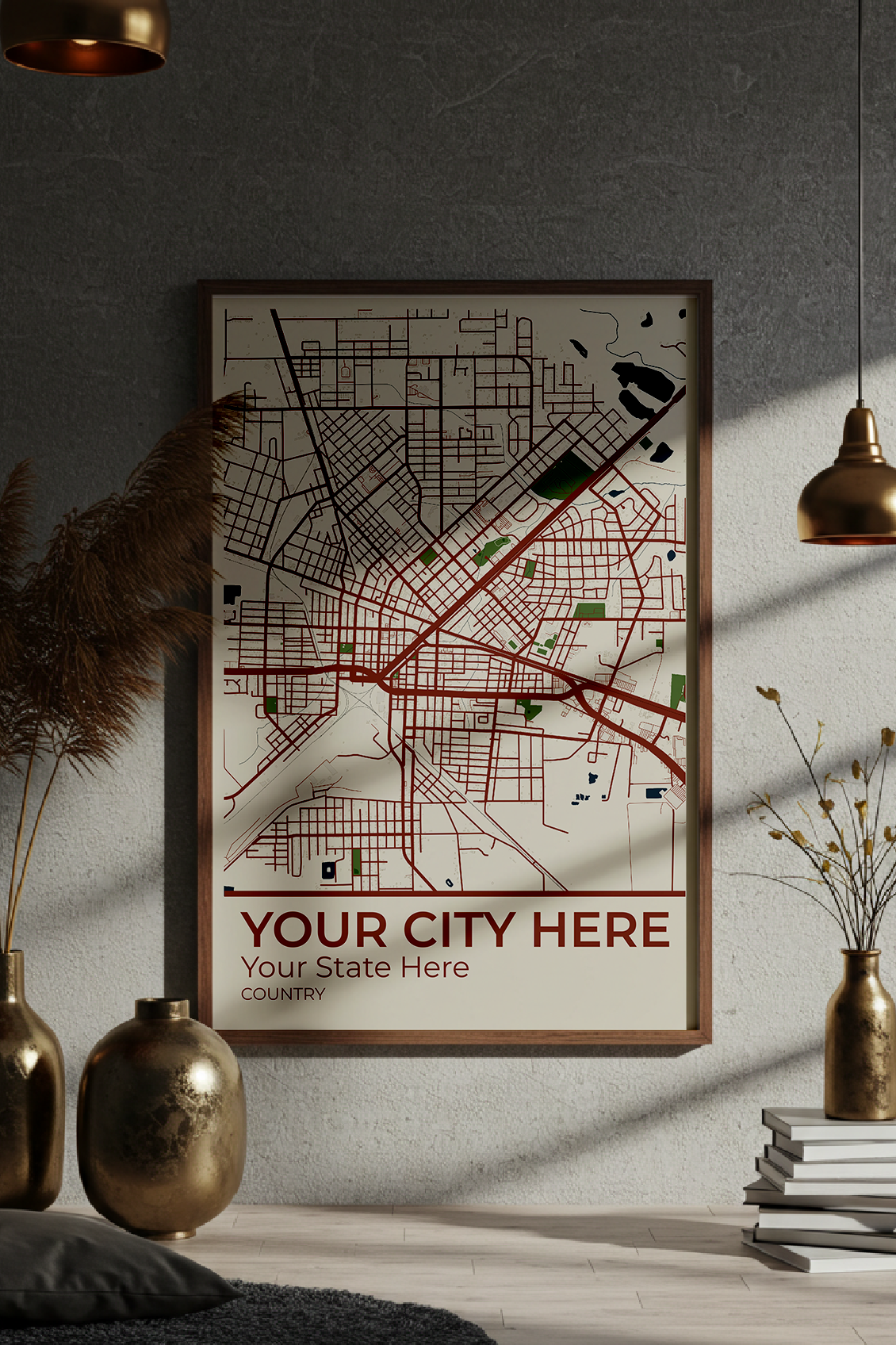 44+	Modern Home Decor Ideas	Possibilities: Custom Wall Decor Maps