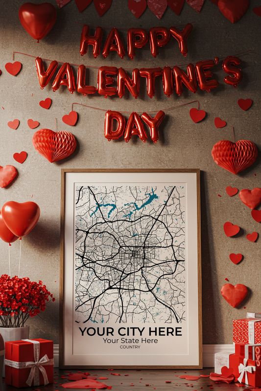 44+	Valentines Gift DIY Ideas Options: Custom Wall Art Maps - Rochag