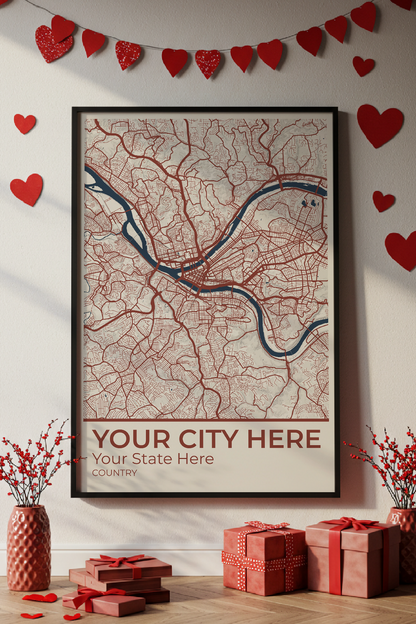 44+	Valentines Gift Ideas For Boyfriend DIY Possibilities: Custom Wall Decor Maps - Rochag