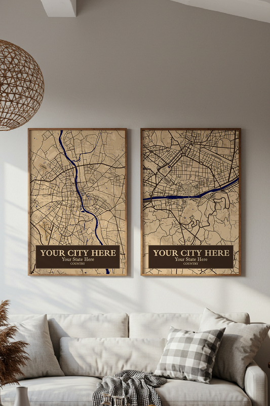 10+	Boho Art Deco Living Rooms Alternatives: Customizable Wall Art Maps - Rochag