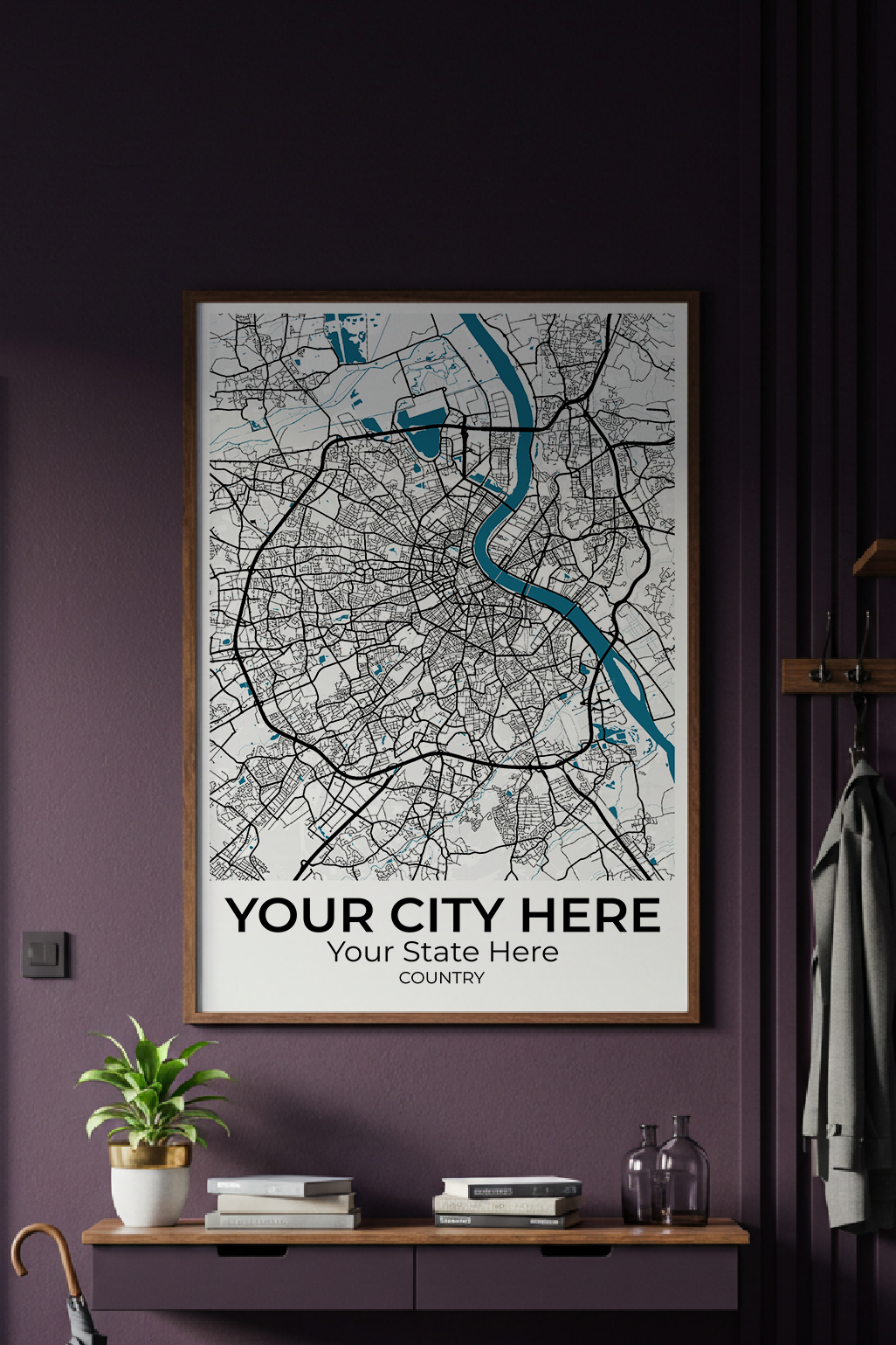 10+	Contemporary Art Frame	Ideas: Customizable Wall Decor Maps - Rochag