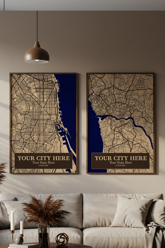 10+	Living Room Design Decor	Configurations: Personalizable Maps Artworks - Rochag