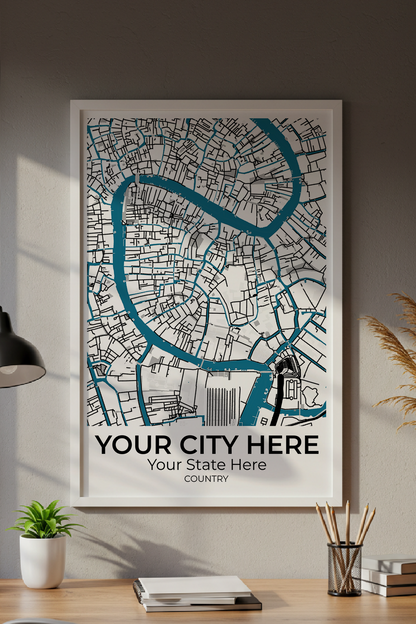 10+	Office Decoration Accessories	Configurations: Personalizable Maps Artworks - Rochag