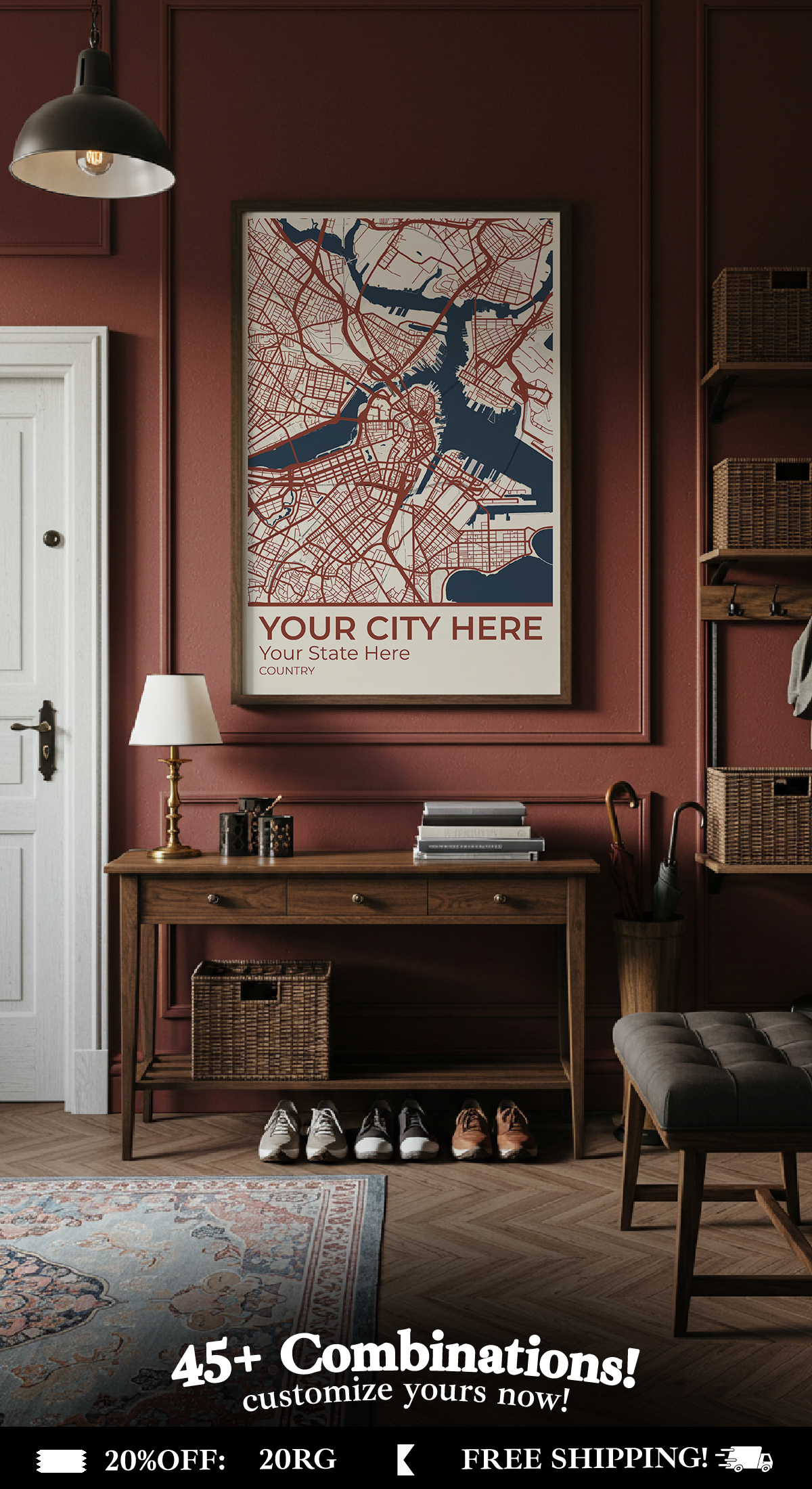 10+	Wall Art Apartment Ideas: Customizable Wall Decor Maps - Rochag