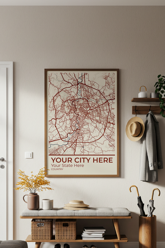 45+	Accent Wall Main Entrance	Ideas: Customizable Wall Decor Maps - Rochag