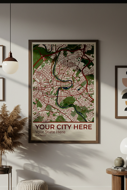 45+	Framed Illustration Art	Ideas: Customizable Wall Decor Maps - Rochag