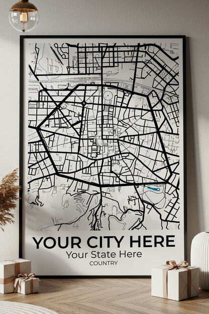 45+	Gift Idea Grandma	Alternatives: Customizable Wall Art Maps - Rochag