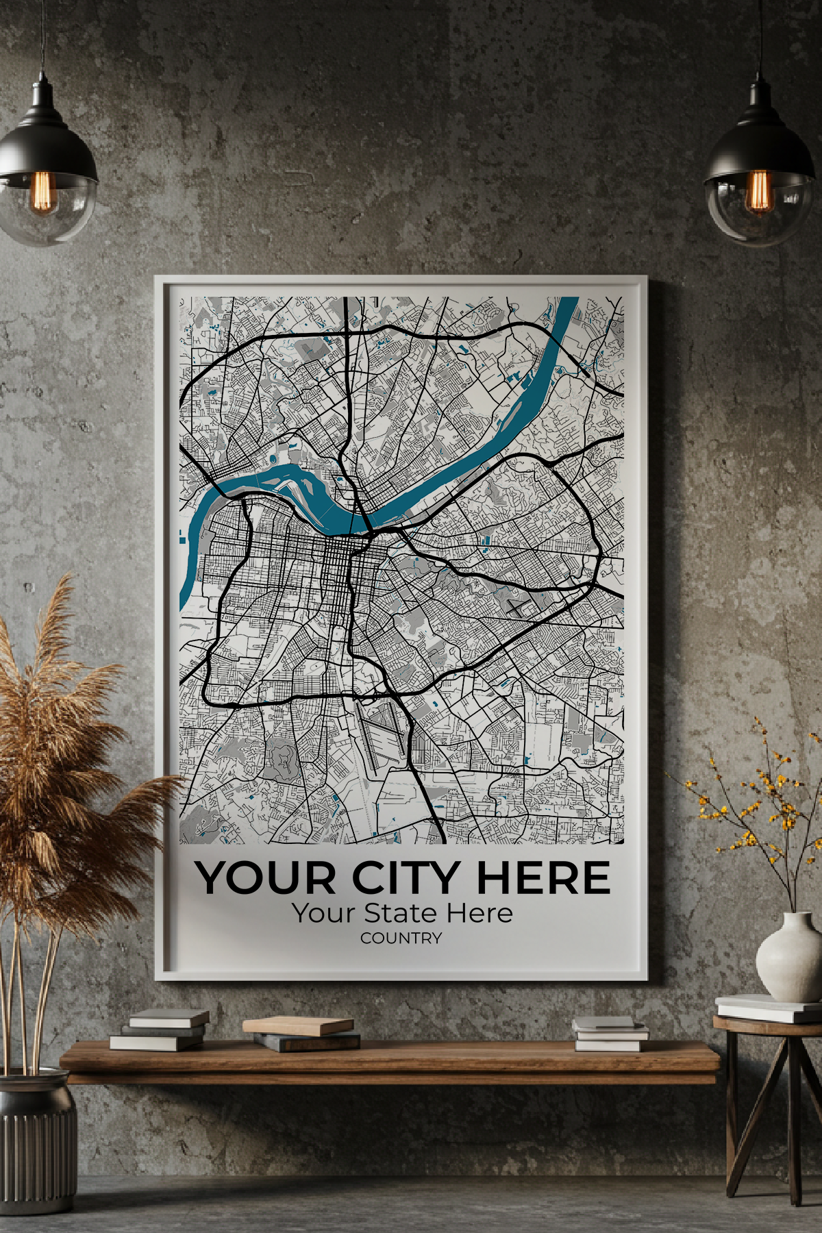 45+	Home Decoration Art Possibilities: Custom Wall Decor Maps