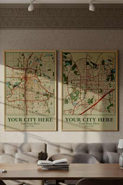 12+	Home Decoration Bedroom	Combinations: Personalizable Framed Maps