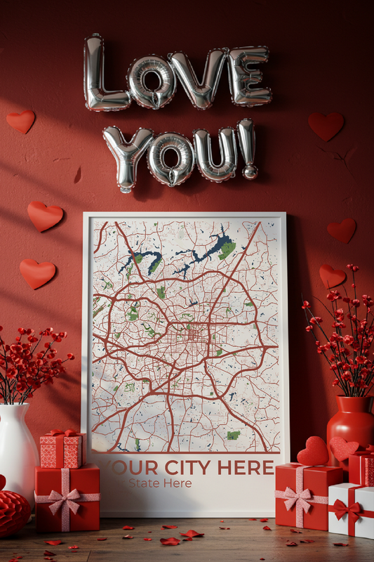 12+	Valentine's Day DIY Alternatives: Customizable Wall Art Maps