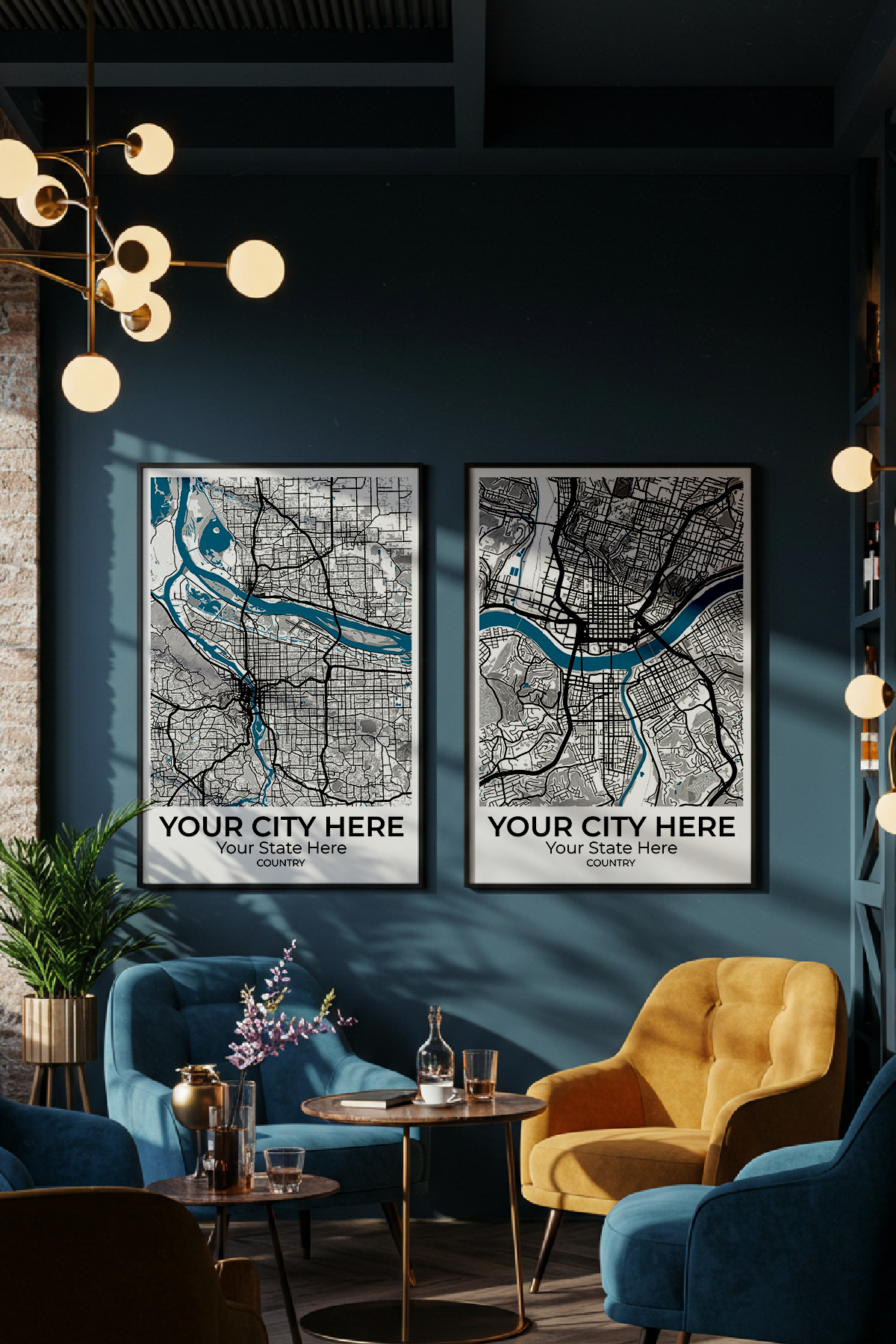 12+	Wall Art Elegant	Alternatives: Customizable Wall Art Maps - Rochag