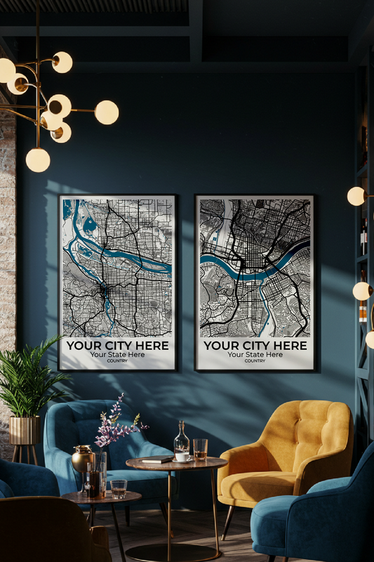 12+	Wall Art Elegant Alternatives: Customizable Wall Art Maps