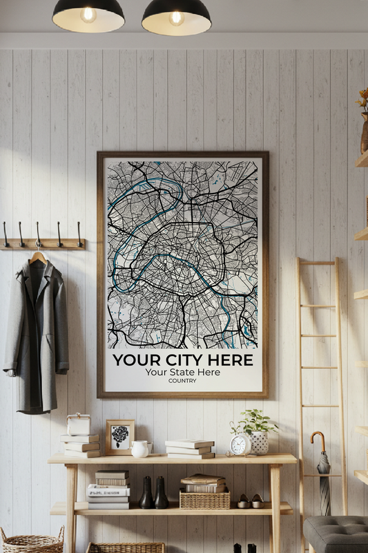 12+	Minimalist Decor	Combinations: Personalizable Framed Maps - Rochag