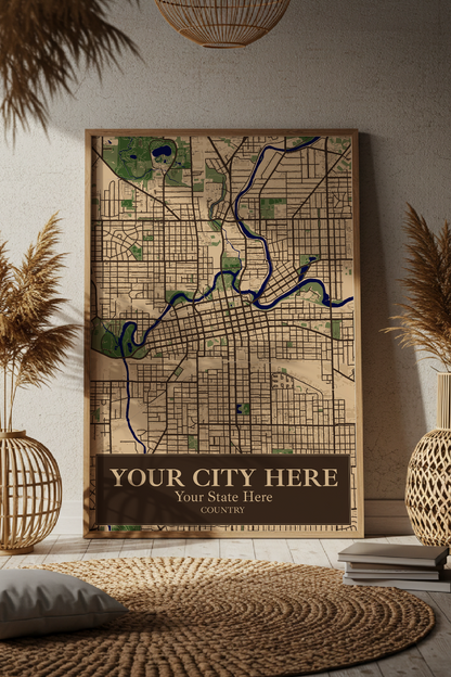 14+	Boho Wall Art Decor Ideas: Customizable Wall Decor Maps