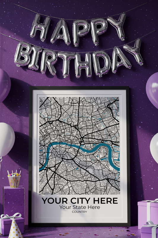 14+	Wall Art Gift Ideas For Birthday Alternatives: Customizable Wall Art Maps - Rochag