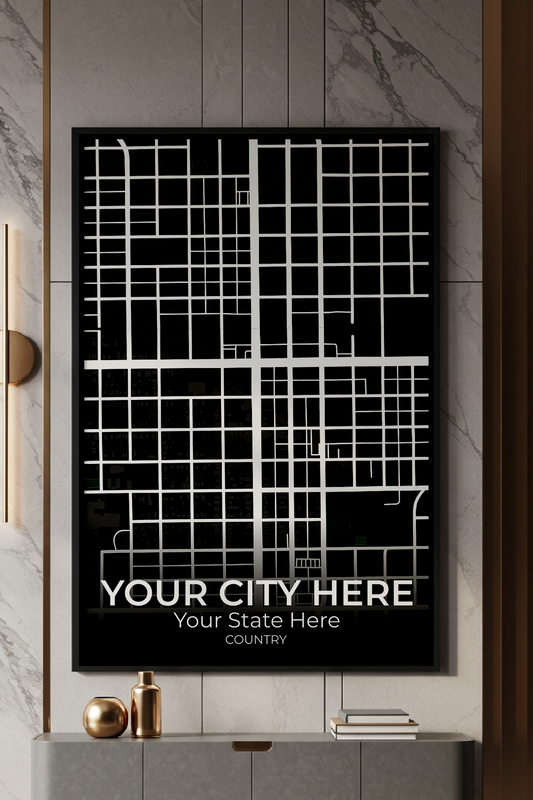 16+	Big Contemporary Wall Art	Combinations: Personalizable Framed Maps - Rochag