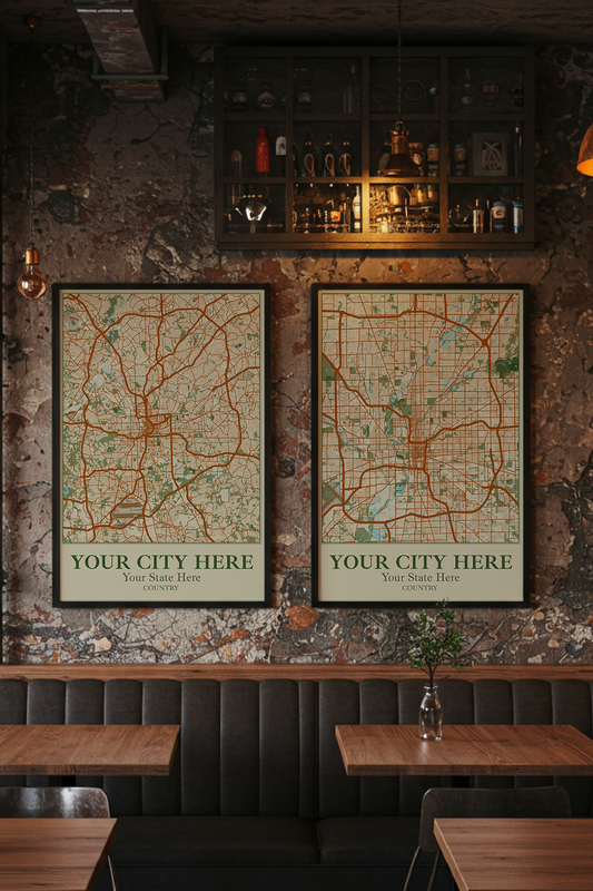 16+	Unique Framed Wall Art Alternatives: Customizable Wall Art Maps