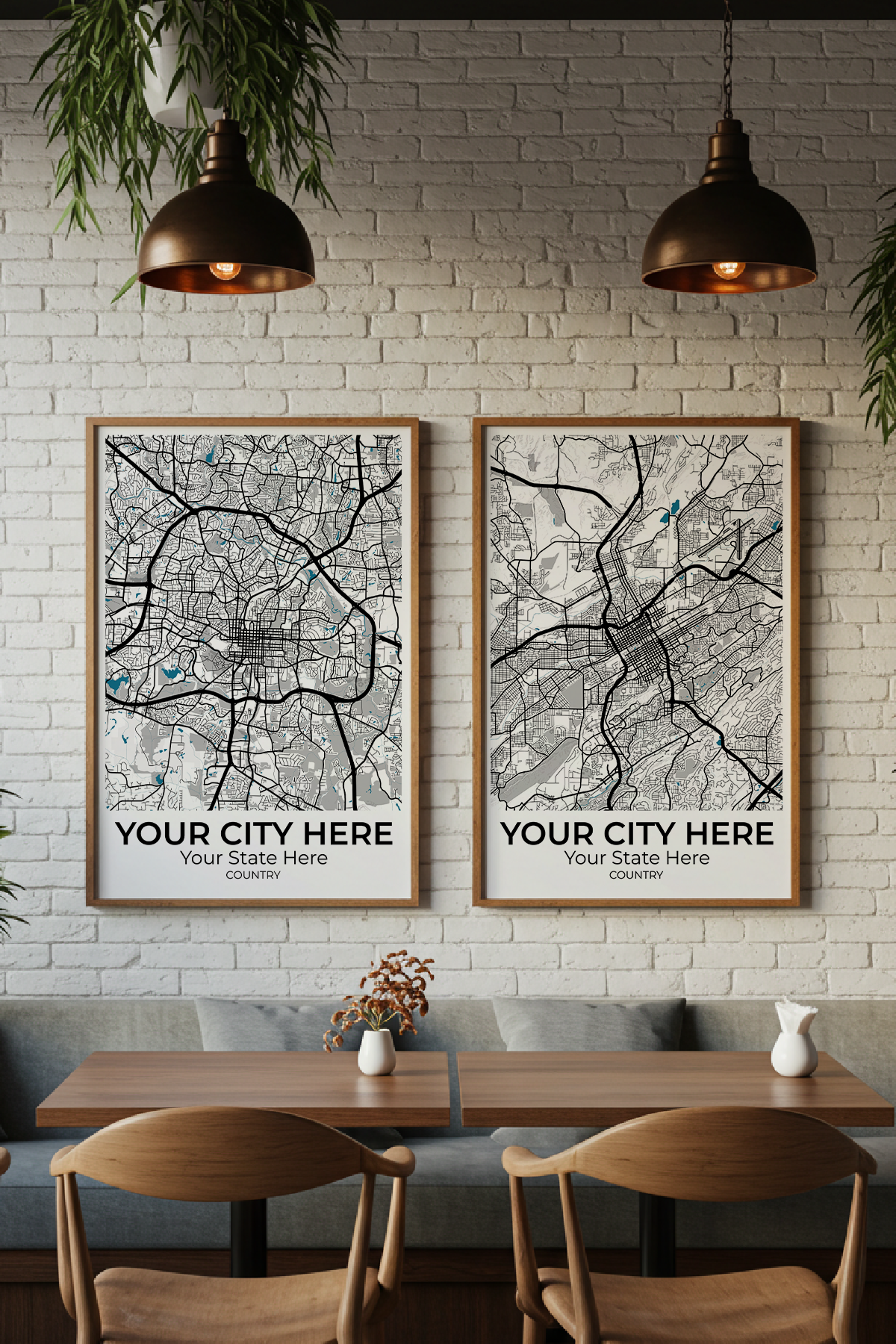 16+	Wall Decor Wood	Combinations: Personalizable Framed Maps - Rochag