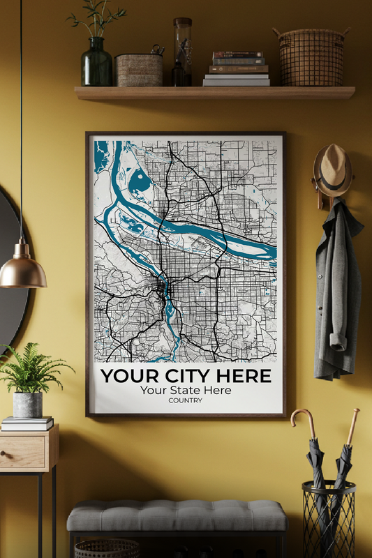 16+	Interior Design Apartment Aesthetic	Options: Custom Wall Art Maps - Rochag