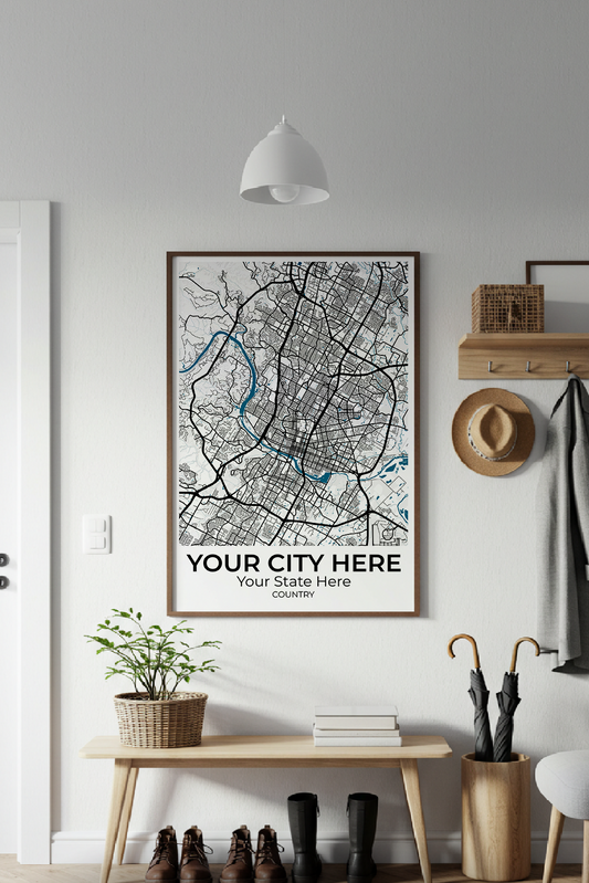 16+	Minimalist Home Decor Small Apartment	Options: Custom Wall Art Maps - Rochag