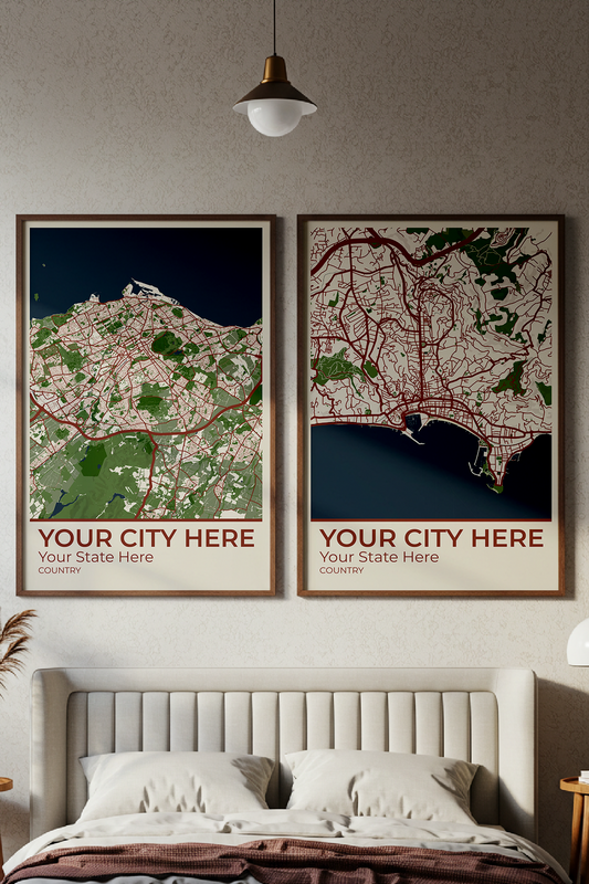 20+	Bedroom Wall Decor Design Options: Custom Wall Art Maps