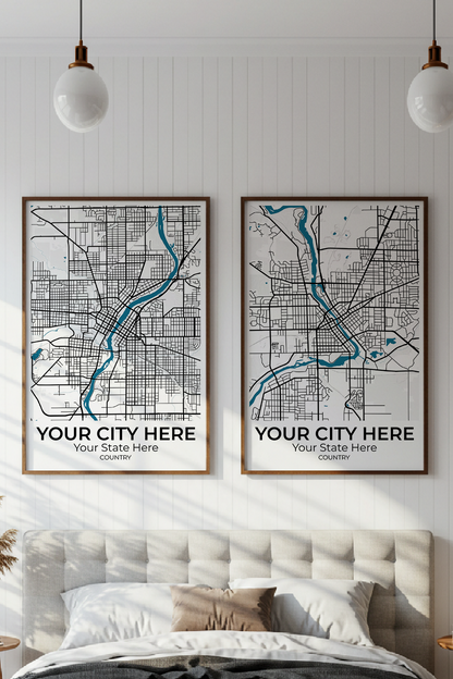 20+	Bedroom Wall Decor Trends Possibilities: Custom Wall Decor Maps - Rochag